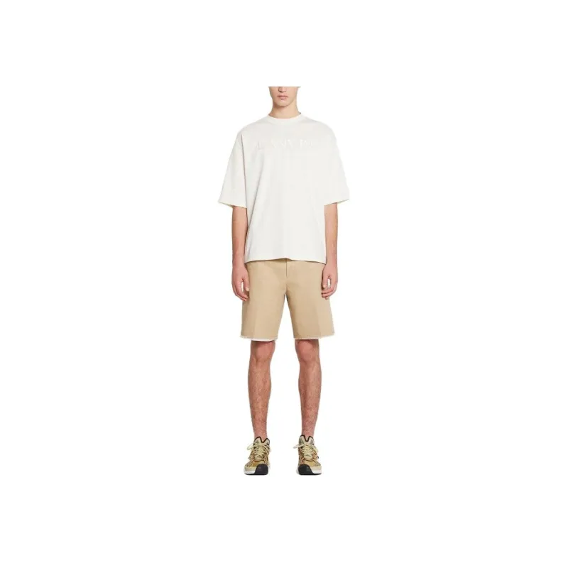 Lanvin Raw-Cut Edge Bermuda Shorts-2