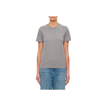 Maison Kitsune Bold Fox Head Patch Crewneck T Shirt