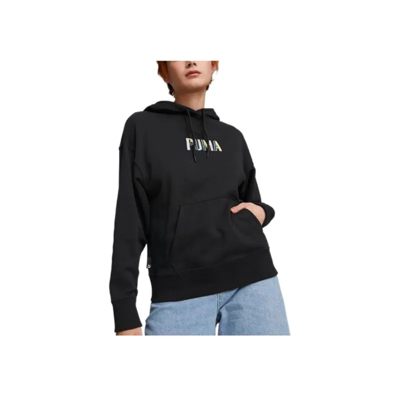PUMA Sweatshirts Women's Black-3