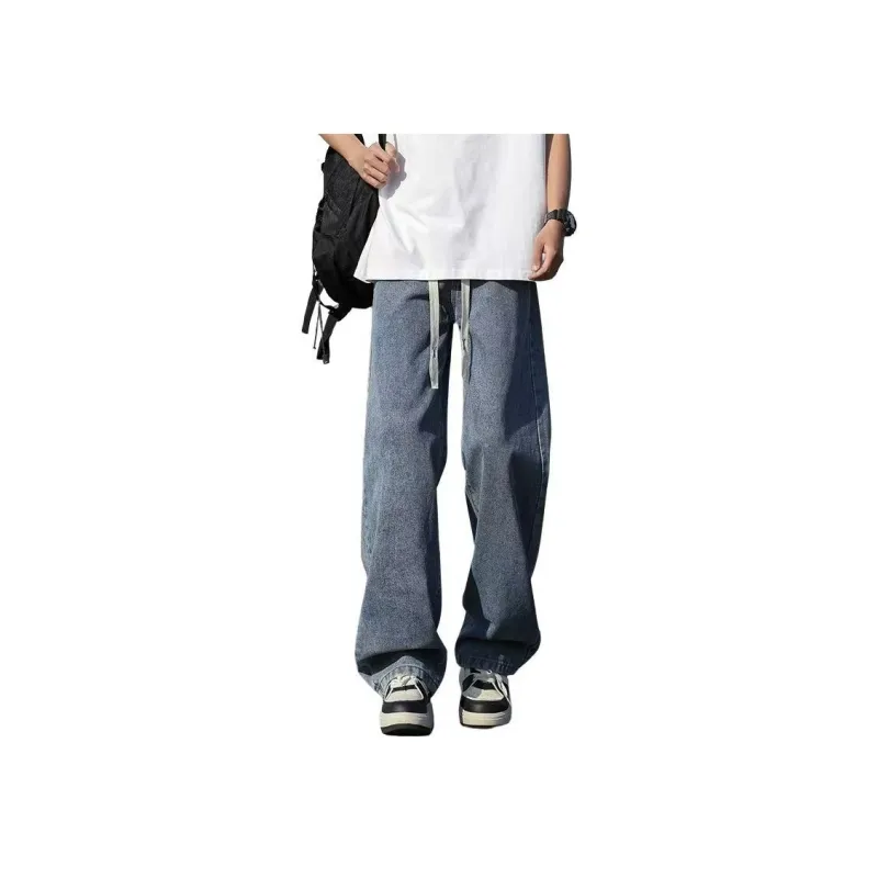 NOME Minimalist Style Fashion Basic Washable Jeans Unisex-5