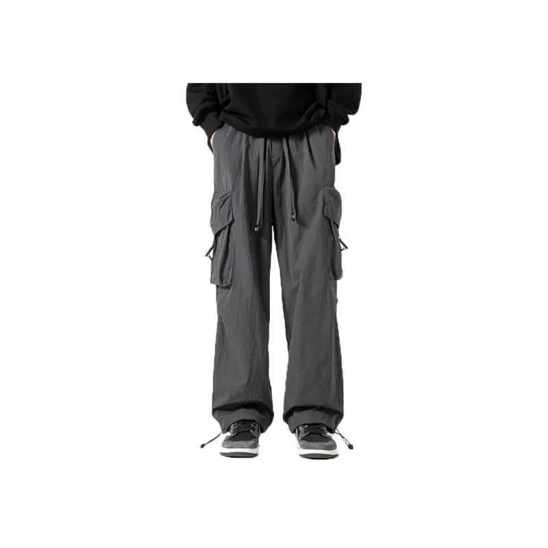 POLAR BEAR Casual Pants Unisex Black-1