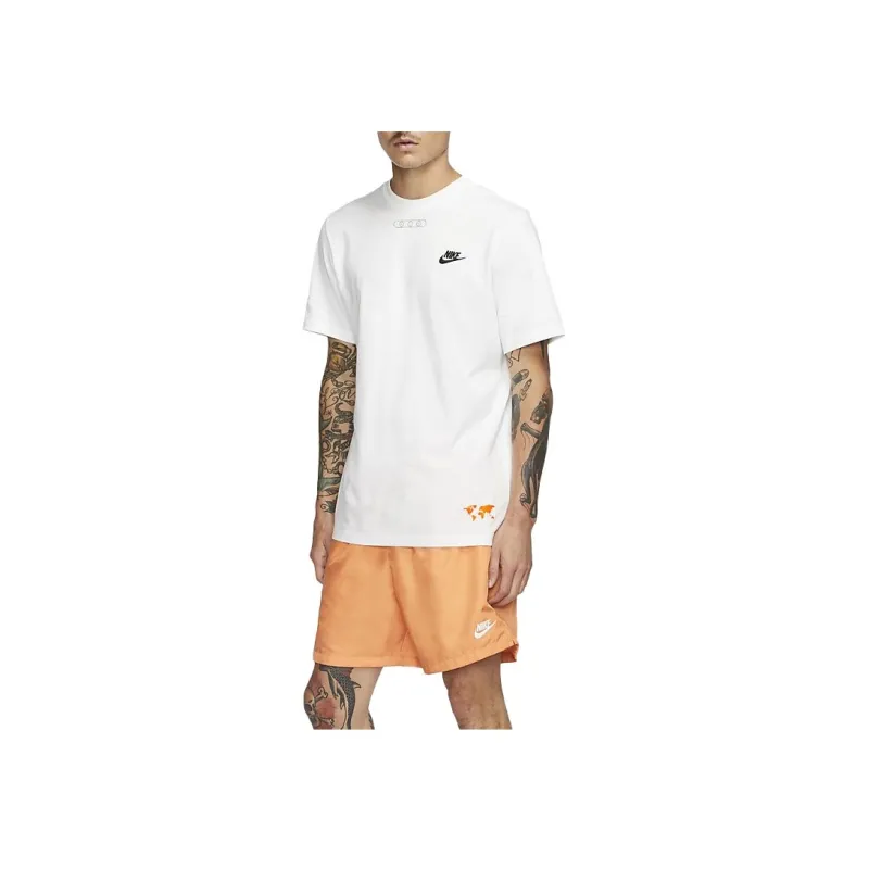 Nike T Shirts Men White-1