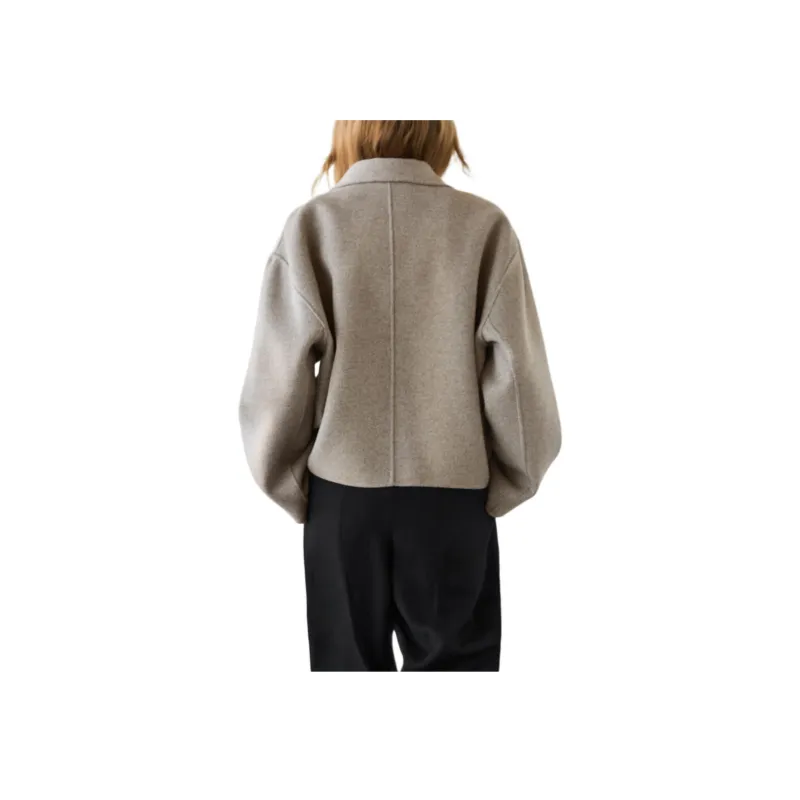 Massimo Dutti Coats Women's Gray-2