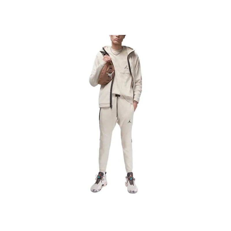 Jordan Knitted Sweatpants Men Rattan Color-3