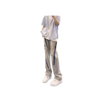 NVRFRGT Jeans Unisex Yellow Mud