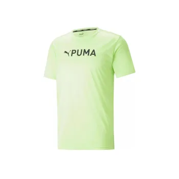 PUMA FIT LOGO TEE CF GRAPHIC T Shirt Men's Yellow