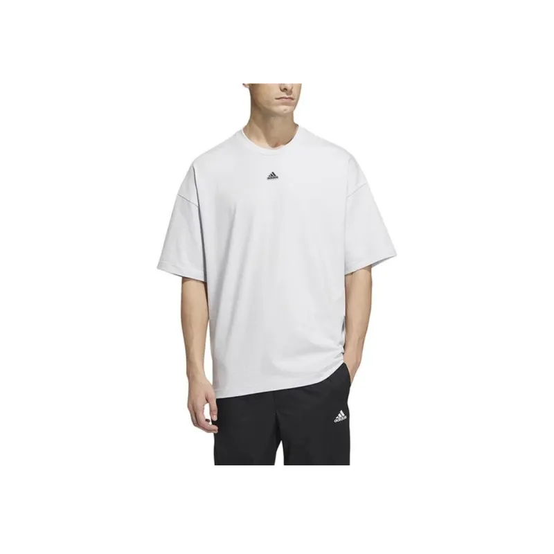 Adidas T Shirts Men Light Gray-1