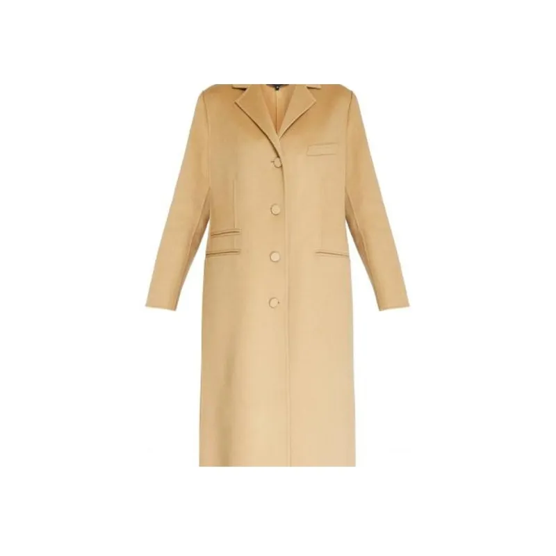 EMPORIO ARMANI Coats Women's Beige Yellow-3