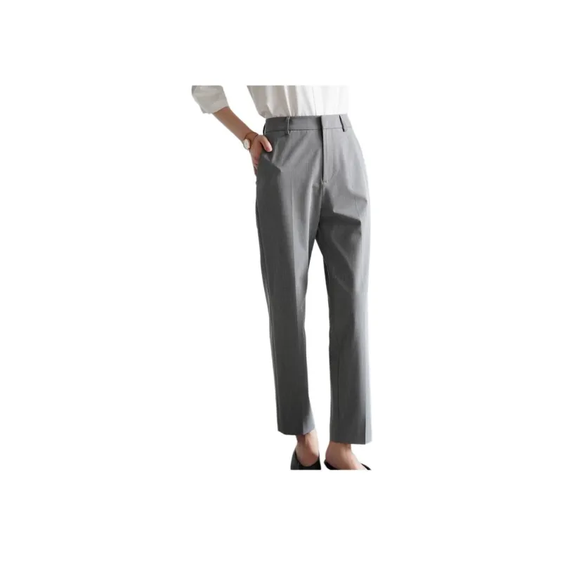 SHALLOW STREAMS Casual Pants Women's Distant Mountain Elegant Gray-1