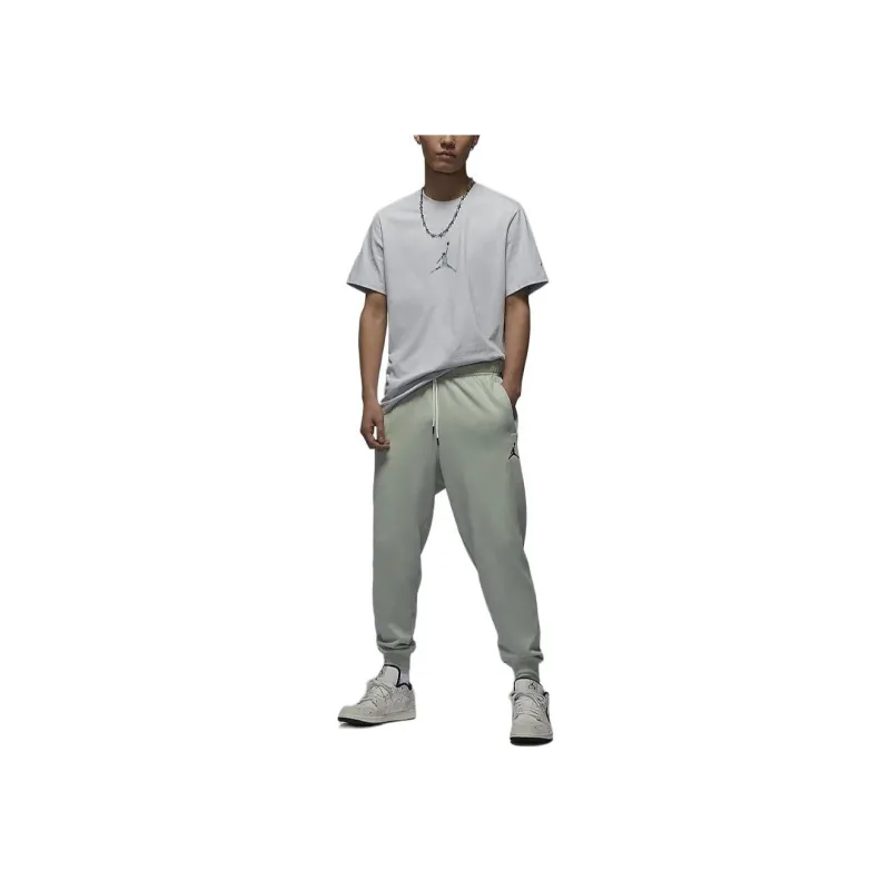 Jordan Flight MVP Knitted Sports Pants Men's Aqua Blue-3