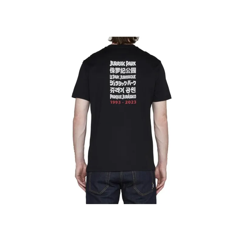 Neil Barrett Jurassic Park Printed Crewneck T Shirt-3