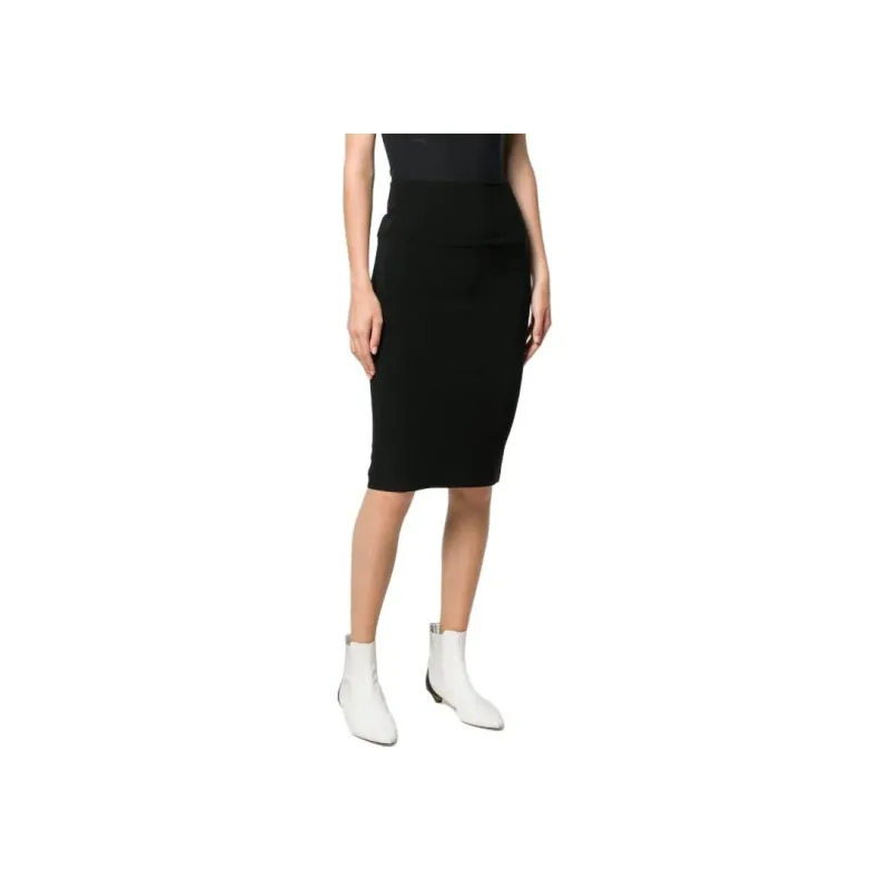 NORMA KAMALI Mid length Fitted Tube skirt-1