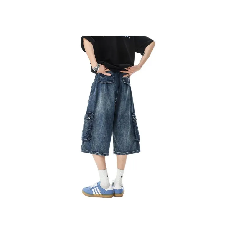 ORMY Denim Shorts Unisex Blue-1