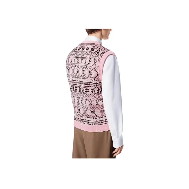 LOUIS VUITTON By Tyler The Creator Fair Isle Jacquared Merino Wool Vest-3