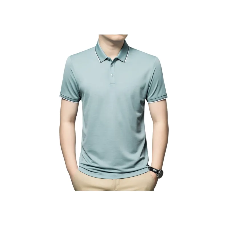 H YXIANG Polo Shirts Men-19