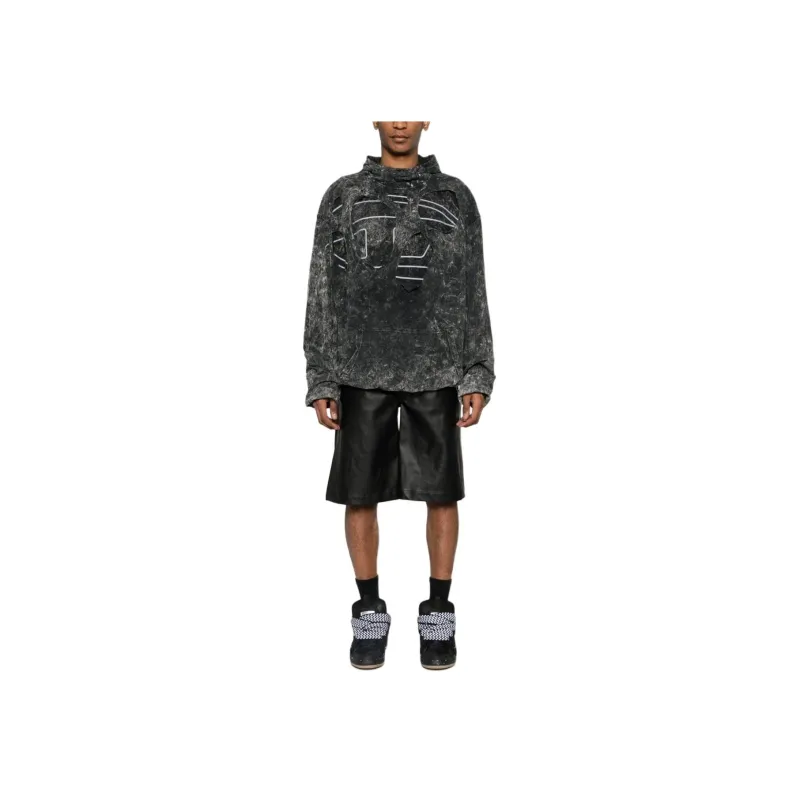 DIESEL S Mar Peeloval Cotton Hoodie-1