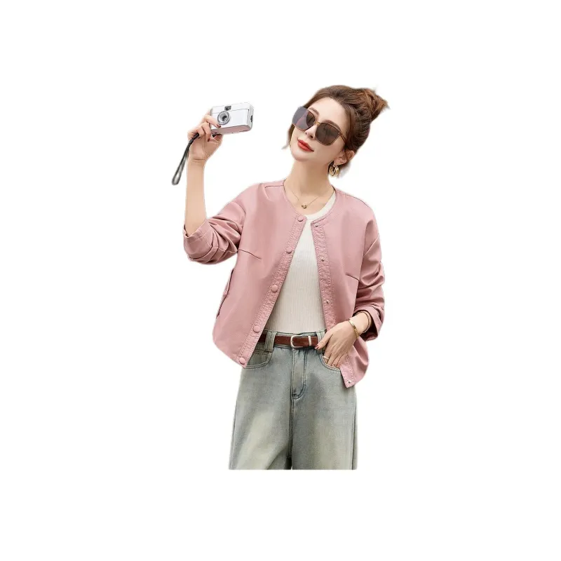 Fele.d Leather Jackets Women's-2