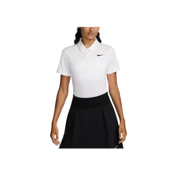 Nike Victory Women's Dri FIT Short Sleeve Striped Golf Polo