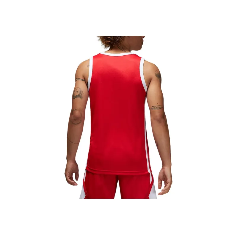 Jordan SS24 DRI FIT Basketball Jersey Men's Scarlet-2