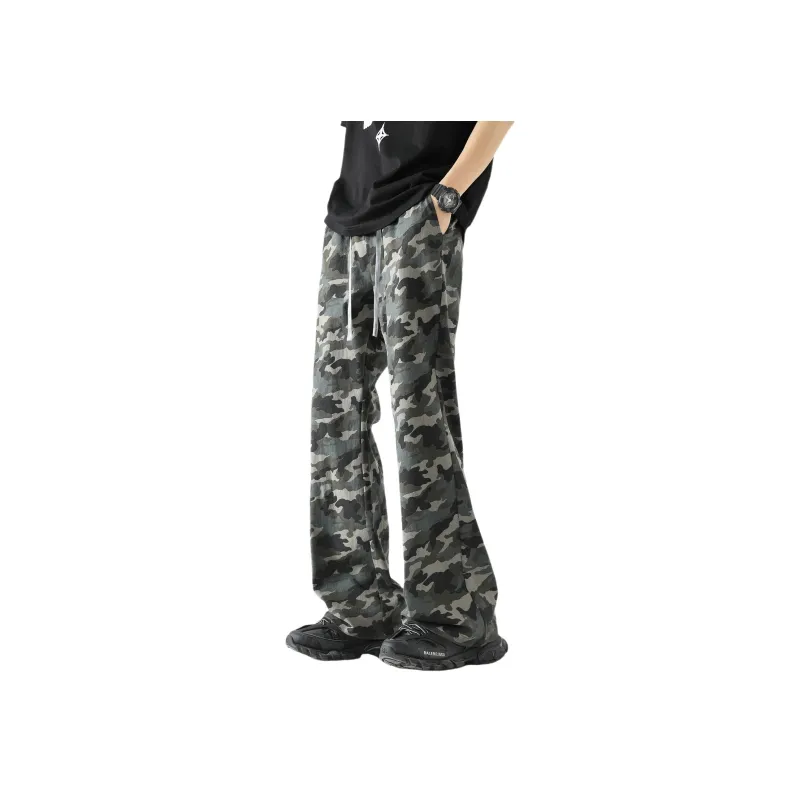 WKOOG Casual Pants Unisex Camouflage-0