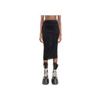 RICK OWENS Lilies Svita Knee Skirt Black