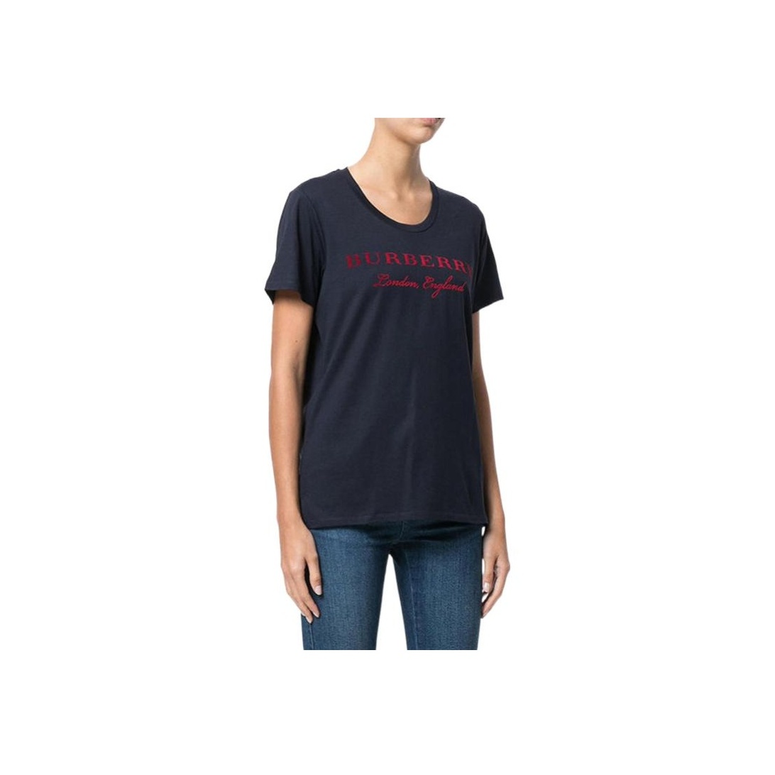 Tシャツ・カットソー BURBERRY Women Tunic Tops 8097946GALE BLUE Burberry Brit topaz blue womens Polo t-shirt size XS/TP new