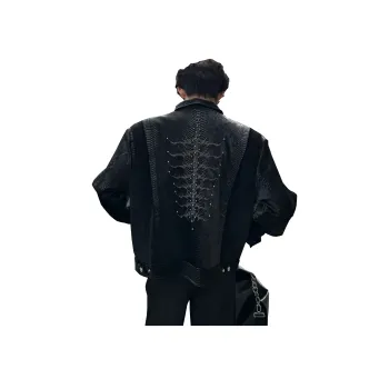 URBAN AUTHENTIC Jackets Coats Unisex Black