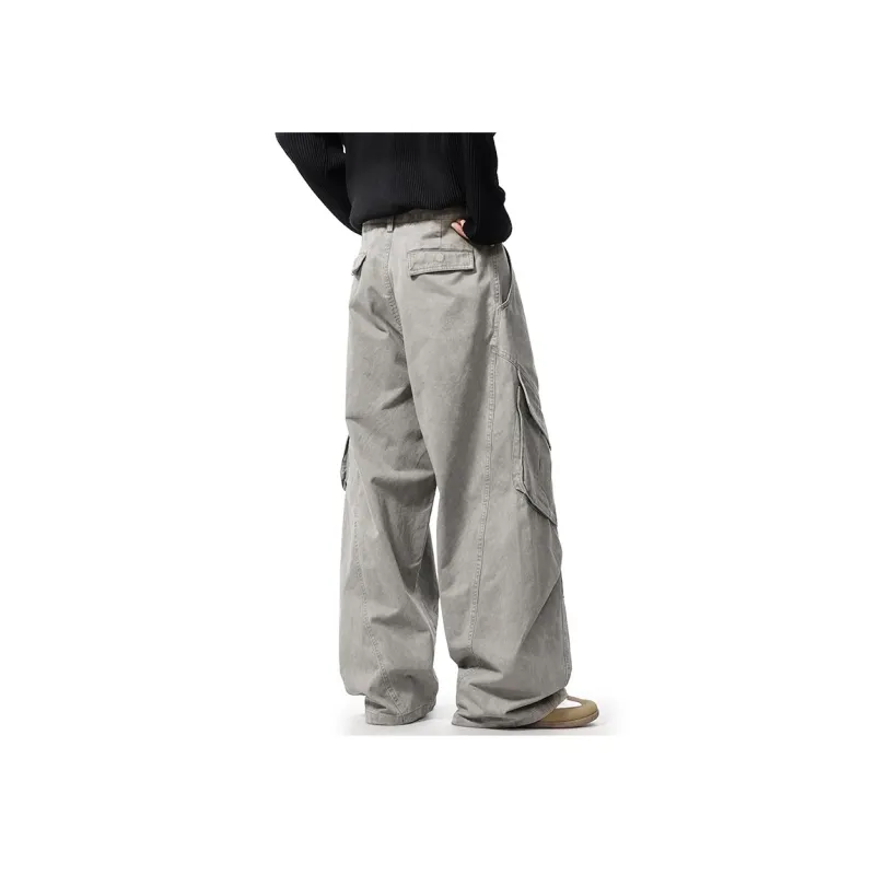 GTRG Casual Pants Unisex Smoke Gray-7
