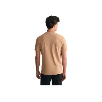 GANT T Shirts Men 213 Warm Khaki