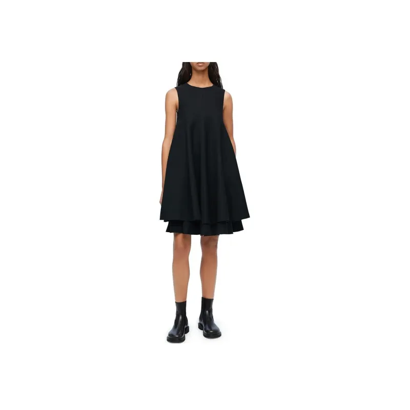 LOEWE Double Layer Dress 'Black'-1
