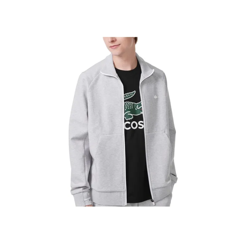 LACOSTE SS23 Sweatshirt Men's Silver Gray-2