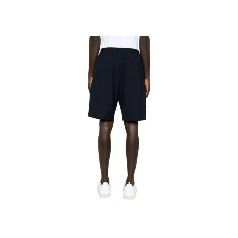 MARNI Pleated Virgin Wool Bermuda Shorts-2