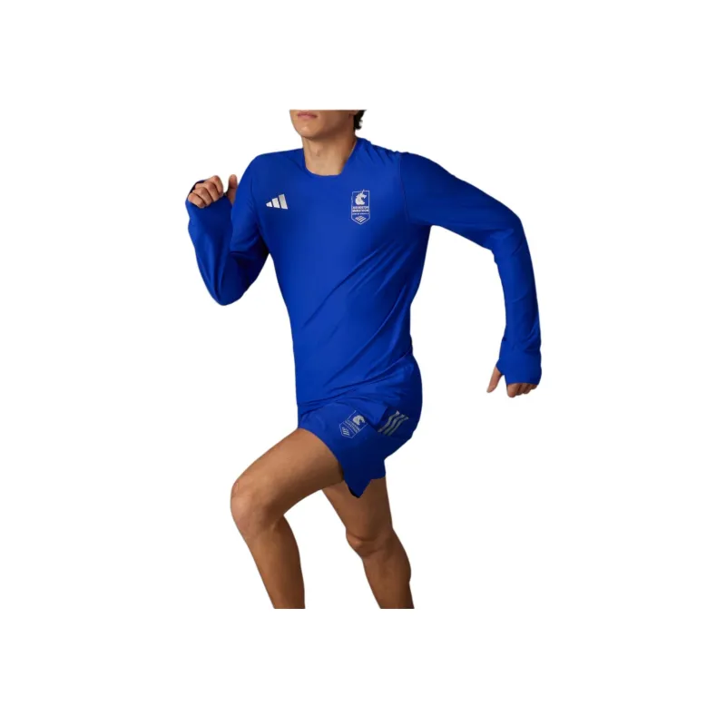Adidas Free Shipping With AdiClub Boston Marathon® 20225 Own The Run Long Sleeve Tee-1