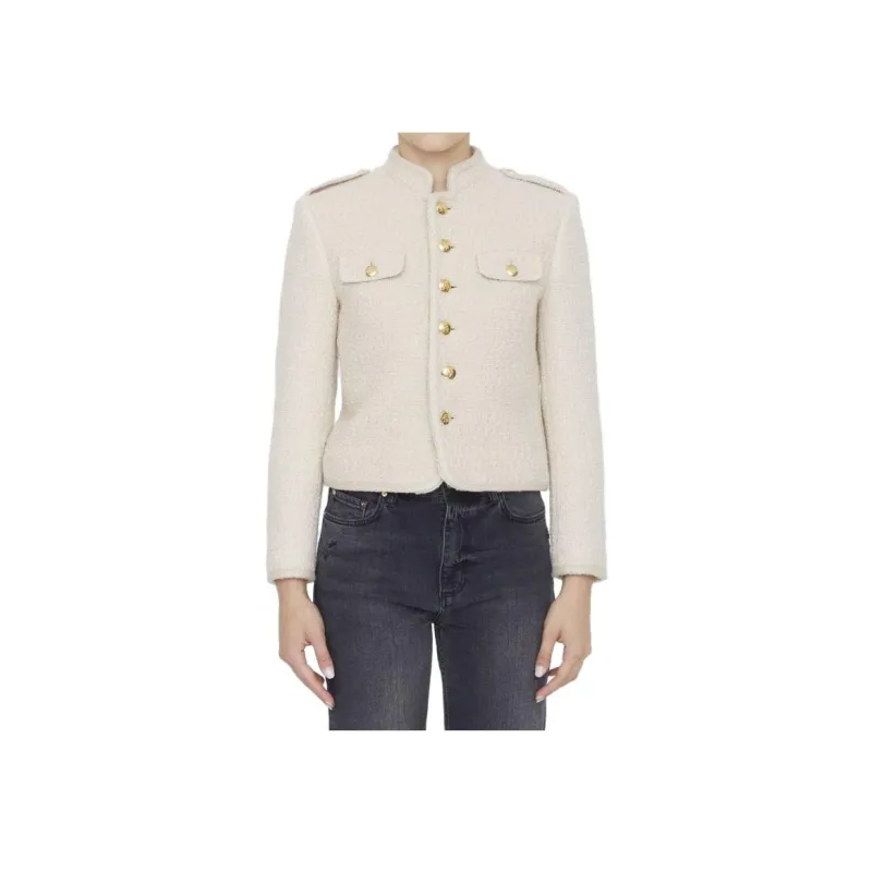 CELINE FW23 Jackets Coats Women's Beige-2