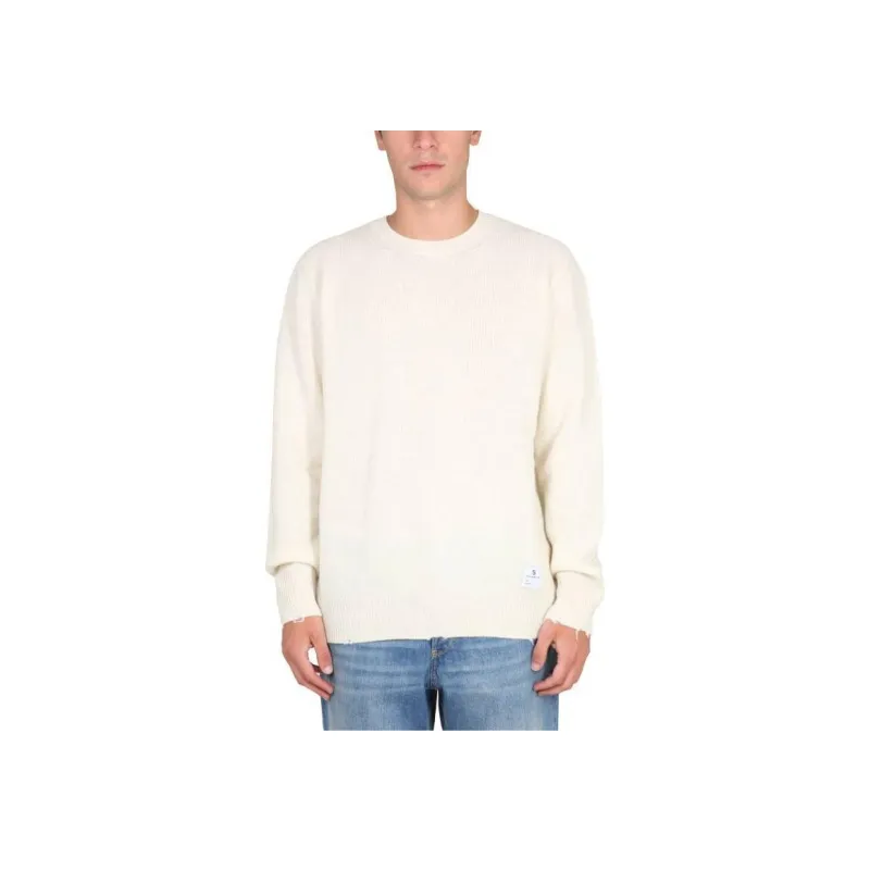 Department 5 Distressed hem Crew neck Jumper-0