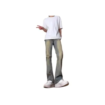 DUATOGE Jeans Men's Vintage Blue