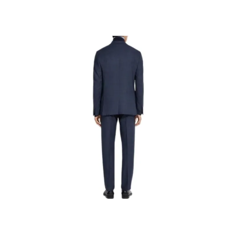 Zegna Business Suit Men's Dark Blue-6