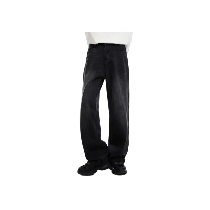 Voguo Relay Elastic Waistband Jeans Men's-17