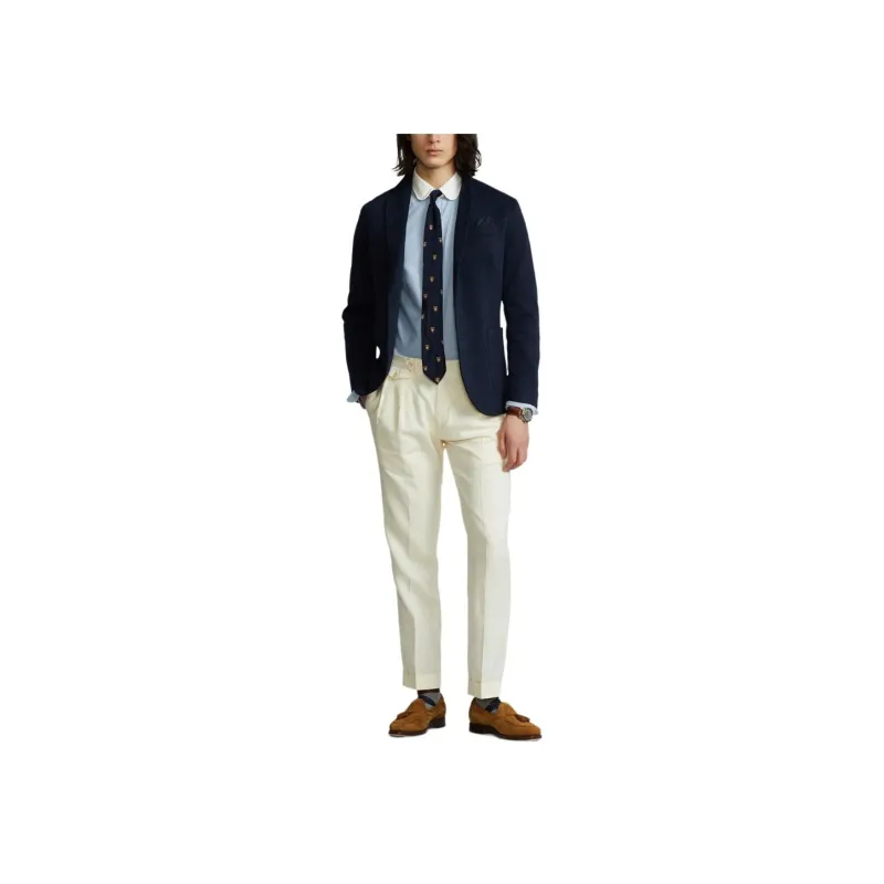 Polo Ralph Lauren Purple Label Pleat Detailed Trousers-2