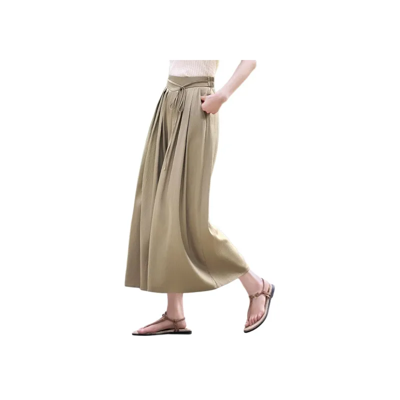 XWI SS24 Casual Pants Women's Gray Pea Green-0