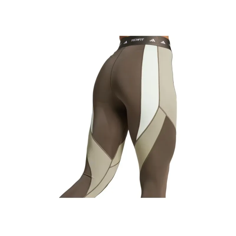 Adidas TECHFIT Athletic Trousers Women's Shadow Olive-3