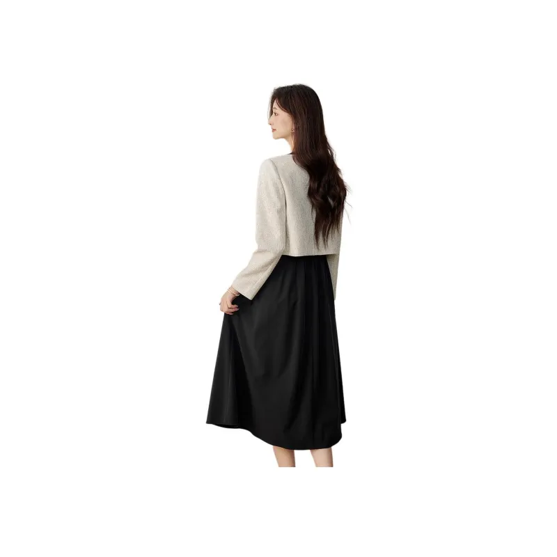 Like The Age Of Water Fall Long Sleeved Dress Women's-0