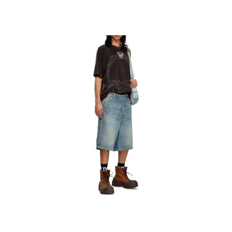 DIESEL D Livery Denim Shorts-1