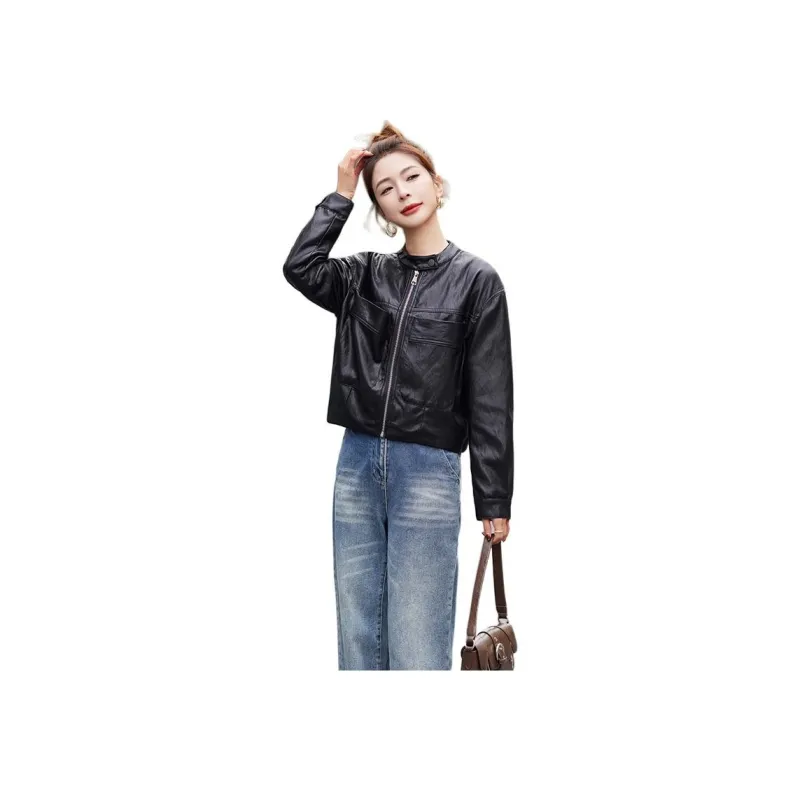 Fele.d Cropped Coats Women's-11