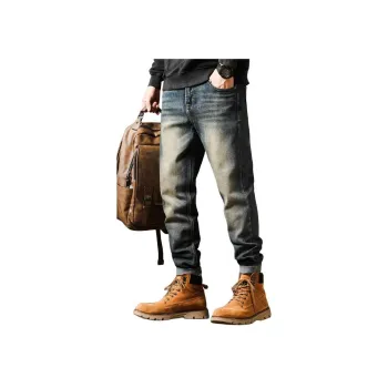 PIERRE CARDIN Jeans Men's Mud Yellow Vintage Blue