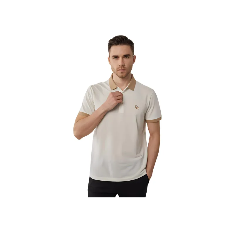 DANIEL HECHTER Polo Shirt Men's Ecru-1