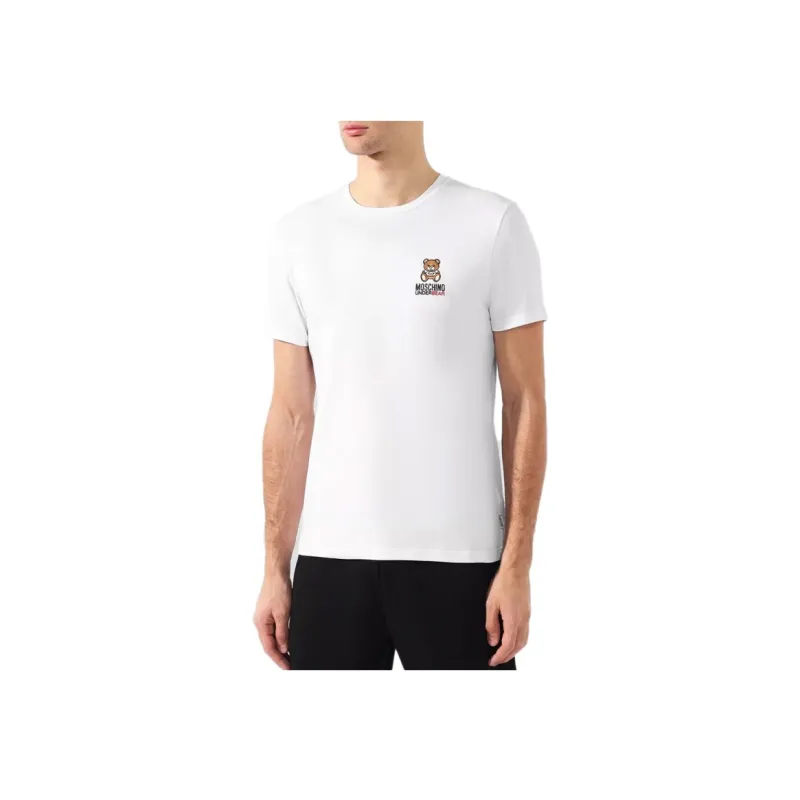 MOSCHINO T Shirts Men White-3