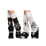 Spider Web Reversible Slouch Socks