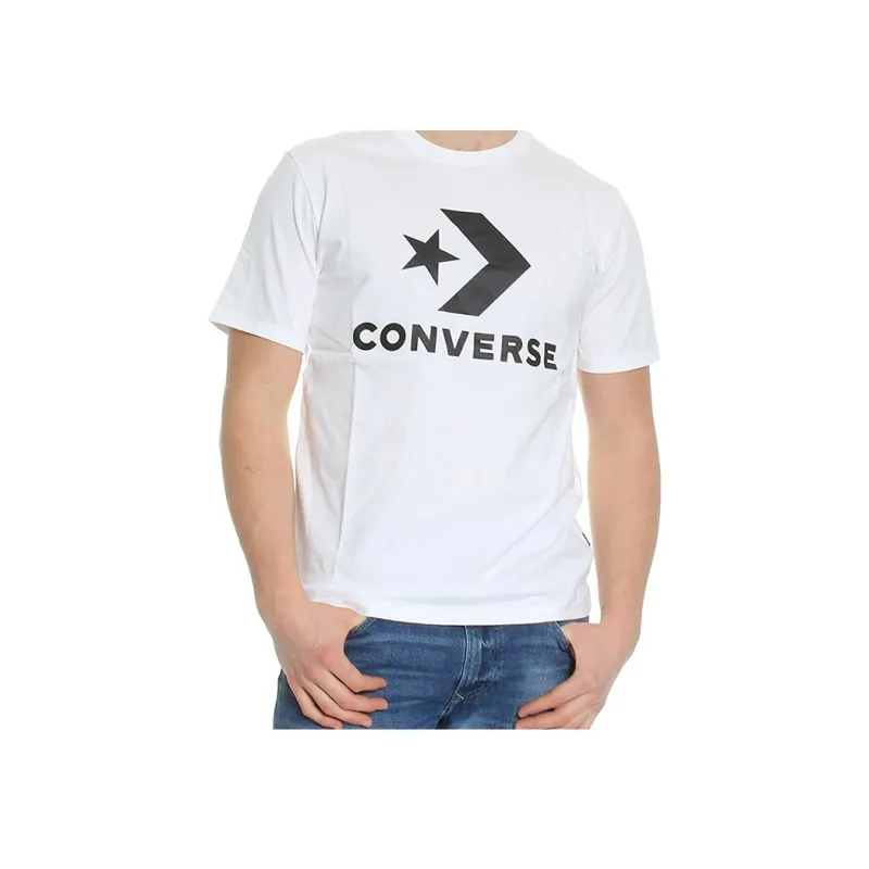 Converse Set-in Sleeve T-Shirt Men's White-2