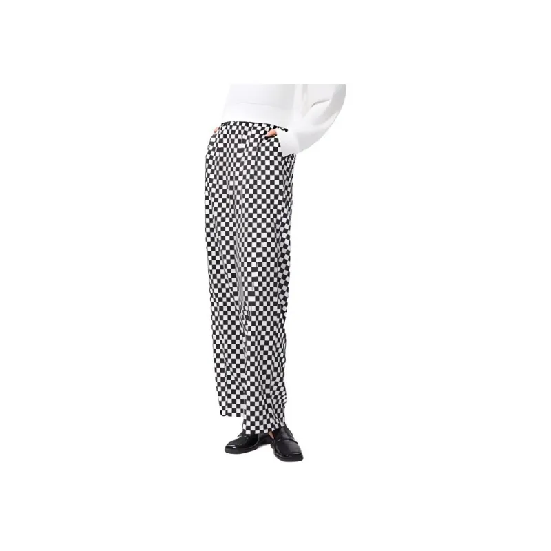 EICHITOO Casual Pants Women's Black Plaid-3